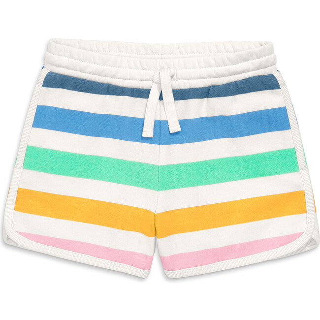 Kids Recess Short In Candy Stripe, Ivory Candy Stripe