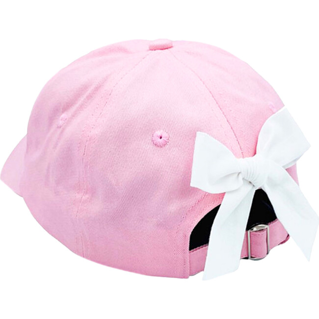 Strawberry Bow Baseball Hat, Pink - Hats - 3