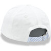 Trout Baseball Hat, White - Hats - 2