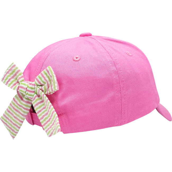 Tee Time Bow Baseball Hat, Pink - Hats - 2