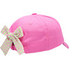 Tee Time Bow Baseball Hat, Pink - Hats - 2