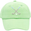 Golf Clubs Baseball Hat, Green - Hats - 1 - thumbnail