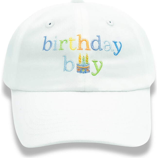 Birthday Boy Baseball Hat, White