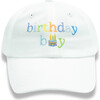 Birthday Boy Baseball Hat, White - Hats - 1 - thumbnail