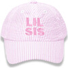 Lil Sis Baseball Hat, Pink - Hats - 1 - thumbnail