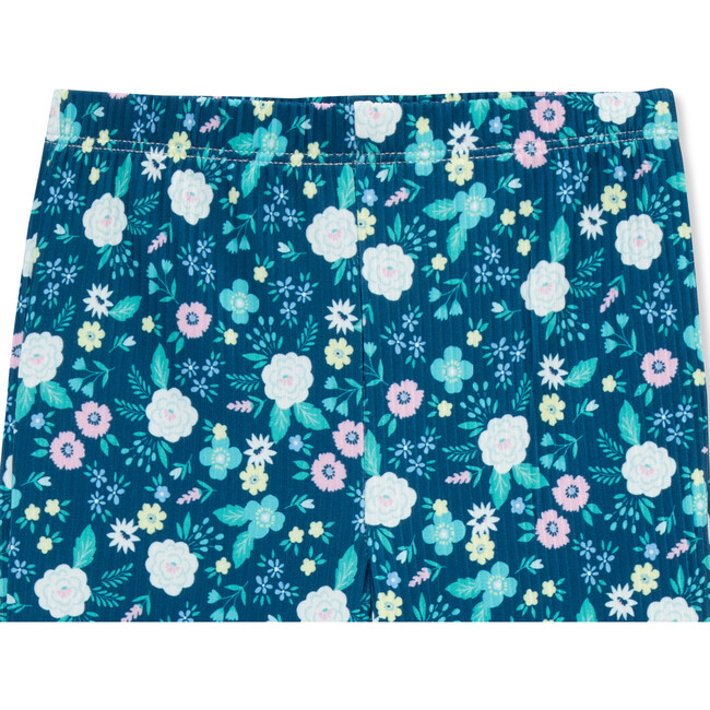 Ditsy Floral Flare Pant, Blue - Pants - 3