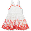 Baby Contrast Lace Dress, White - Dresses - 1 - thumbnail