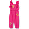 Baby Embroidered Gauze Jumpsuit, Hot Pink - Rompers - 1 - thumbnail