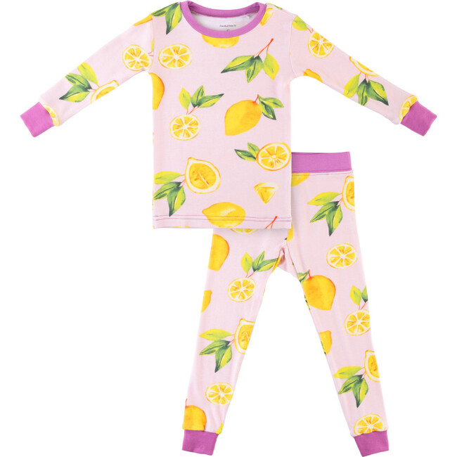 Toddler Bamboo Pajamas, Lemon Girl