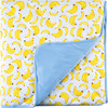 Toddler Bamboo Blanket, Banana Blue - Blankets - 1 - thumbnail