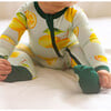 Baby Bamboo Pajamas w/ DreamCuffs®, Lemon Boy - Footie Pajamas - 2