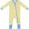 Baby Bamboo Pajamas w/ DreamCuffs®, Banana Blue - Footie Pajamas - 1 - thumbnail