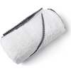 Bamboo Pom Pom Towel, Grey - Towels - 1 - thumbnail