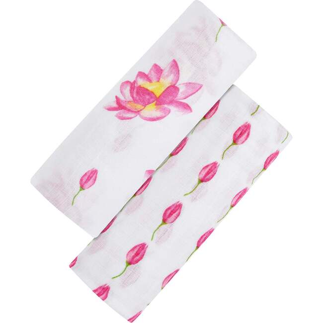 Organic Muslin Swaddle Gift Set, Enchanted Garden