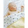 Organic Muslin Four-Layer Reversible Snug Blanket, Bee - Blankets - 2