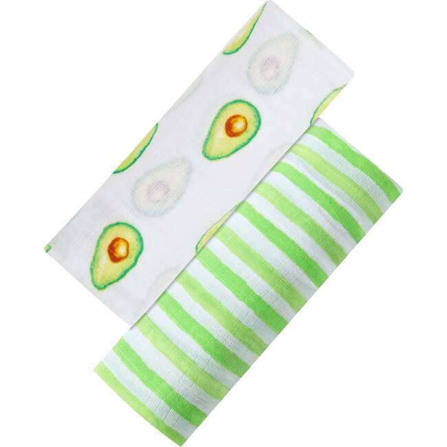 Organic Muslin Swaddle Gift Set, Avo-Cuddle - Swaddles - 1