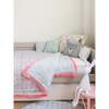 Block-Printed Cotton Crib Quilt, Seminyak Pink - Quilts - 2