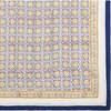 Block-Printed Cotton Crib Quilt, Seminyak Blue - Quilts - 3