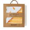 Organic Muslin Four-Layer Reversible Snug Blanket, Carrot - Blankets - 5