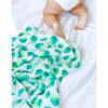 Organic Cotton Muslin Swaddle, Leaf - Swaddles - 2