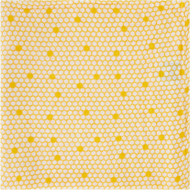 Organic Cotton Muslin Swaddle, Hive - Swaddles - 5