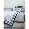 Block-Printed Cotton Crib Quilt, Cairo Blue - Quilts - 2