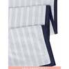 Block-Printed Cotton Dohar, Cairo Blue - Blankets - 1 - thumbnail