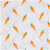 Organic Cotton Muslin Swaddle, Carrot - Swaddles - 4