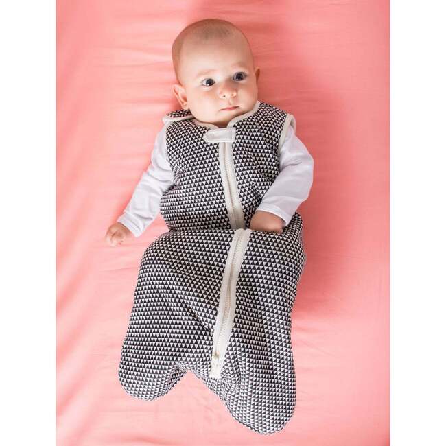 Block-Printed Winter Weight Sleep Sack, Greenwich - Sleepbags - 2