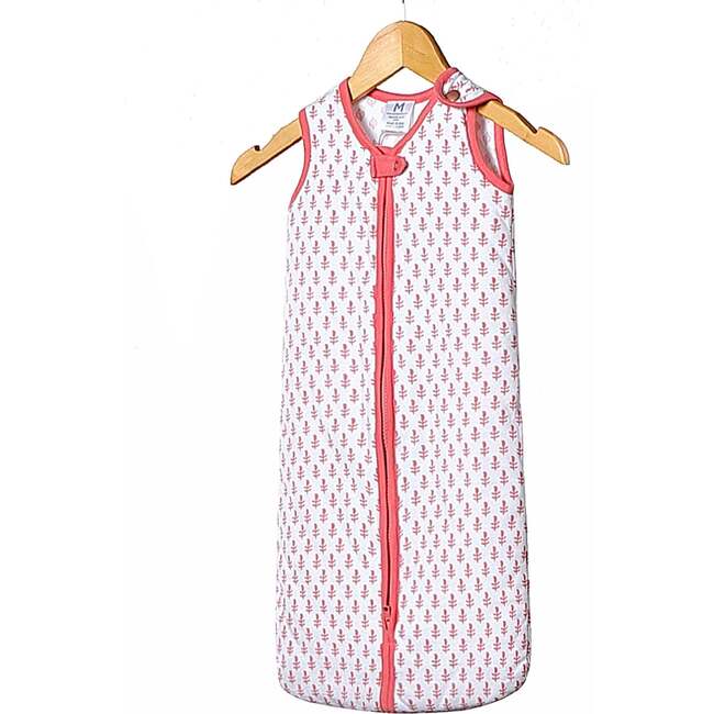 Block-Printed Lightweight Sleep Sack, Pink City