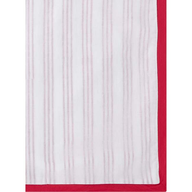 Block-Printed Cotton Dohar, Cairo Pink - Blankets - 3