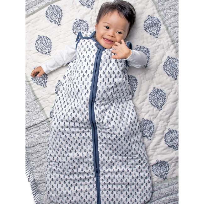 Block-Printed Lightweight Sleep Sack, Fort - Sleepbags - 2