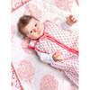 Block-Printed Lightweight Sleep Sack, Pink City - Sleepbags - 5