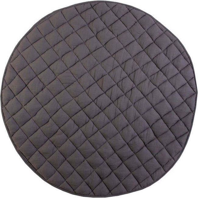 Washable Brush-Stroked Play Mat, Grey - Playmats - 1