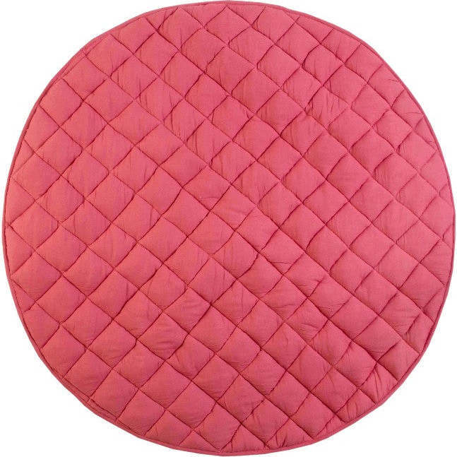 Washable Brush-Stroked Play Mat, Rose