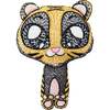 Handmade Kantha Stitched Bedtime Buddy, Tara the Tiger - Plush - 1 - thumbnail