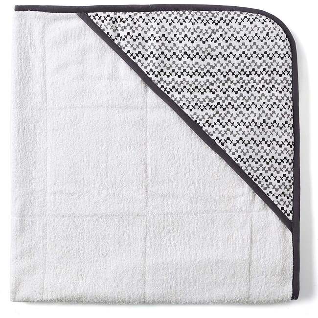 Block-Printed Terry Towel, Greenwich - Towels - 4