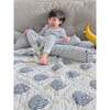 Block-Printed Cotton Crib Quilt, Fort - Quilts - 2