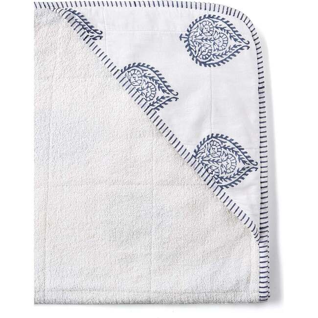 Block-Printed Terry Towel, Fort - Towels - 2