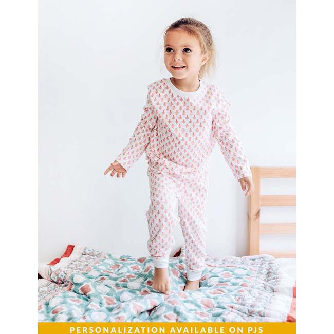 Certified Organic Cotton Knit Pj's, Pink City