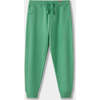 Organic Cotton Sweatpants, Green - Sweatpants - 1 - thumbnail