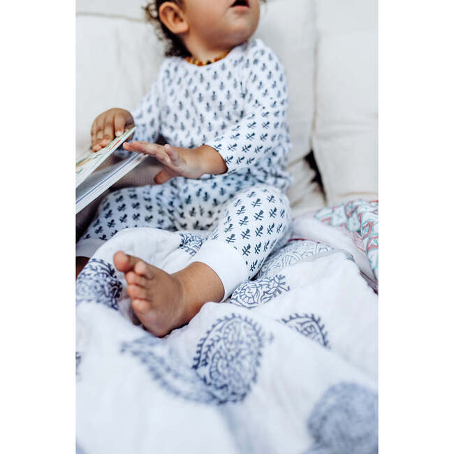 Certified Organic Cotton Knit Pj's, Fort - Pajamas - 2