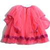 Toula Pleated Cape Blouse, Bougainvillea - Blouses - 3