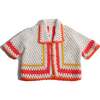Piper Colorblock Crochet Cardi, Sugar Mix - Cardigans - 1 - thumbnail