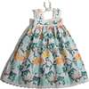 Ophelia Scalloped Sundress, Cyprus Mix - Dresses - 1 - thumbnail