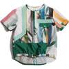 Patchwork Safari Henley, Rainbow - Shirts - 1 - thumbnail
