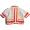 Piper Colorblock Crochet Cardi, Sugar Mix - Cardigans - 3