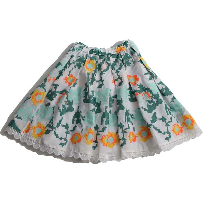 Ophelia Scalloped Skirt, Cyprus Mix