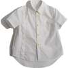 Nikos Scalloped Snap Shirt, Sugar - Shirts - 1 - thumbnail