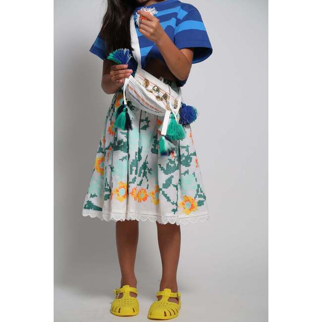 Ophelia Scalloped Skirt, Cyprus Mix